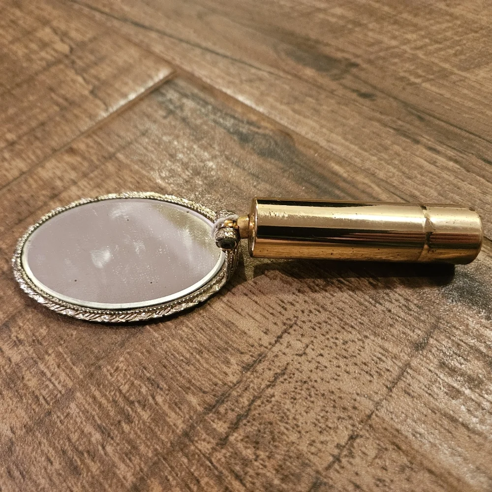 vintate pearl lipstick holder